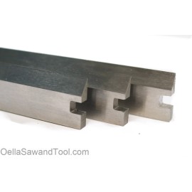13-1/8" Length x 11/16" Width x 5/32" Thick - Set of 3 V2 HSS Knives with option for screw notches